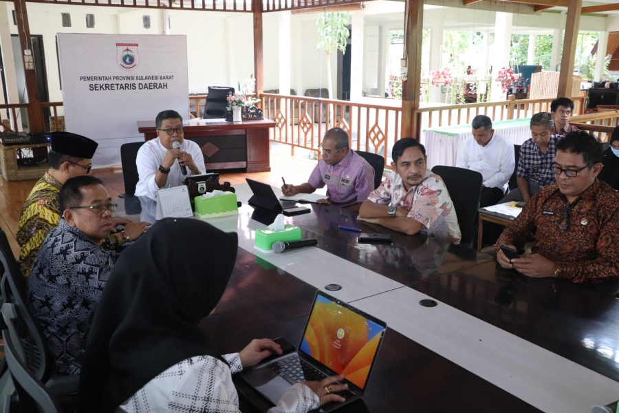 MCP Sulbar 2022 Masuk Standar Nasional, Sekprov Minta OPD Tetap Lebih Serius Lakukan Perbaikan